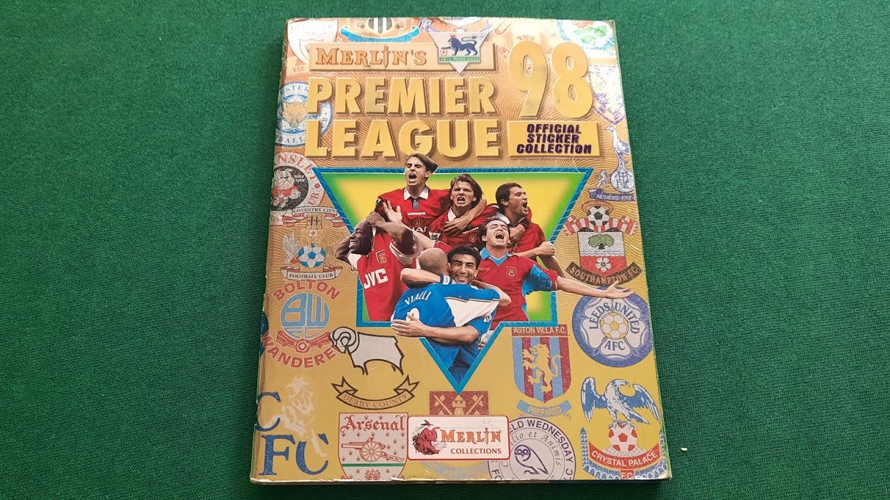 Album Calciatori COMPLETO Premier League 1998