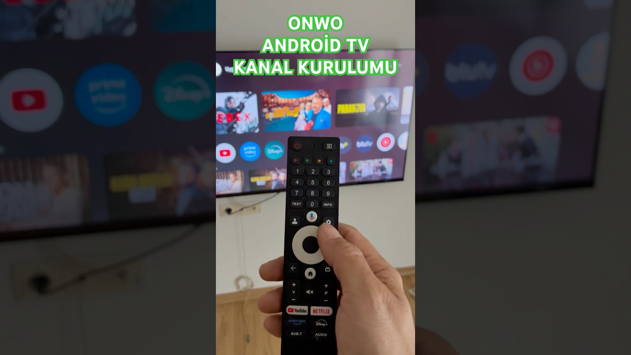 ONWO ANDROİD GOOGLE TV KANAL KURULUMU #androidtv #googletv #kendinyap #tv #diy #onwork #channel