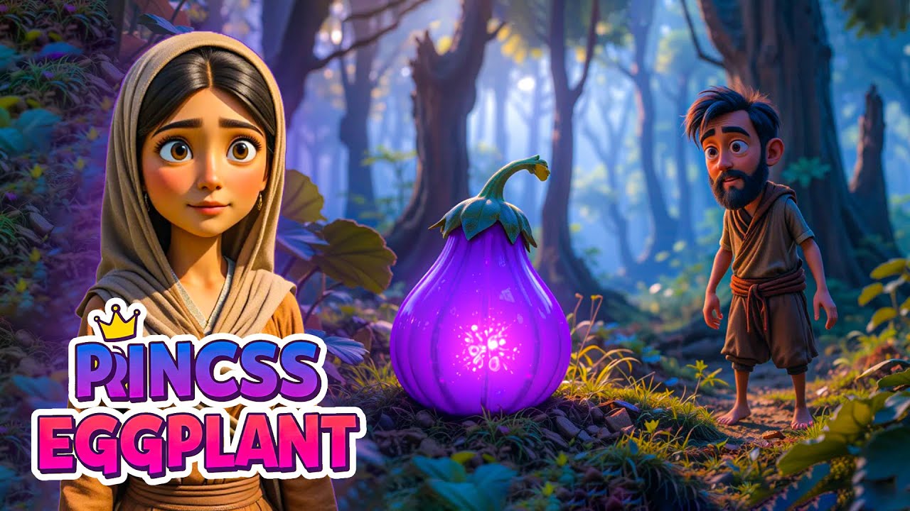 Princess Eggplant | English Story for Kids | Moral Stories in English | Princess Aubergine Story