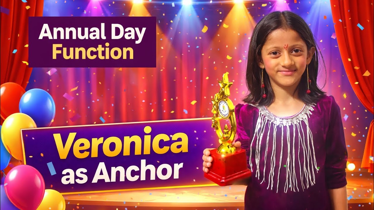 🌟 Back on Stage as Anchor | Annual Day 2026 