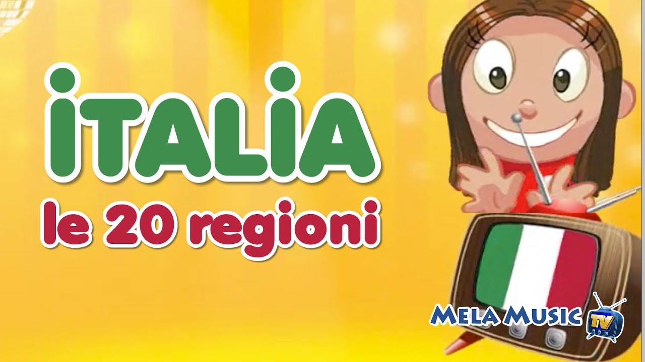 Geografia - Italia le 20 regioni @Mela_Educational