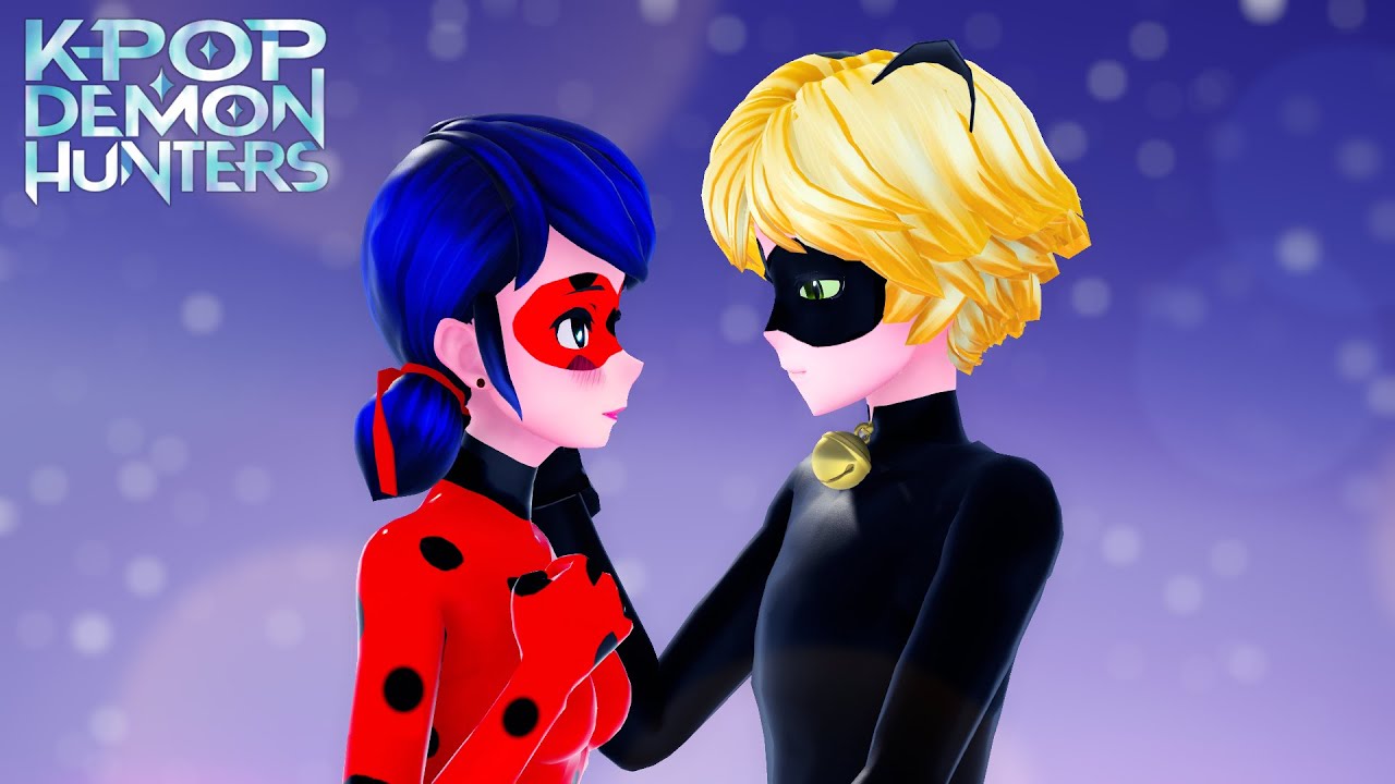 【MMD Miraculous】FREE - Ladybug&times;Chat Noir (KPop Demon Hunters)