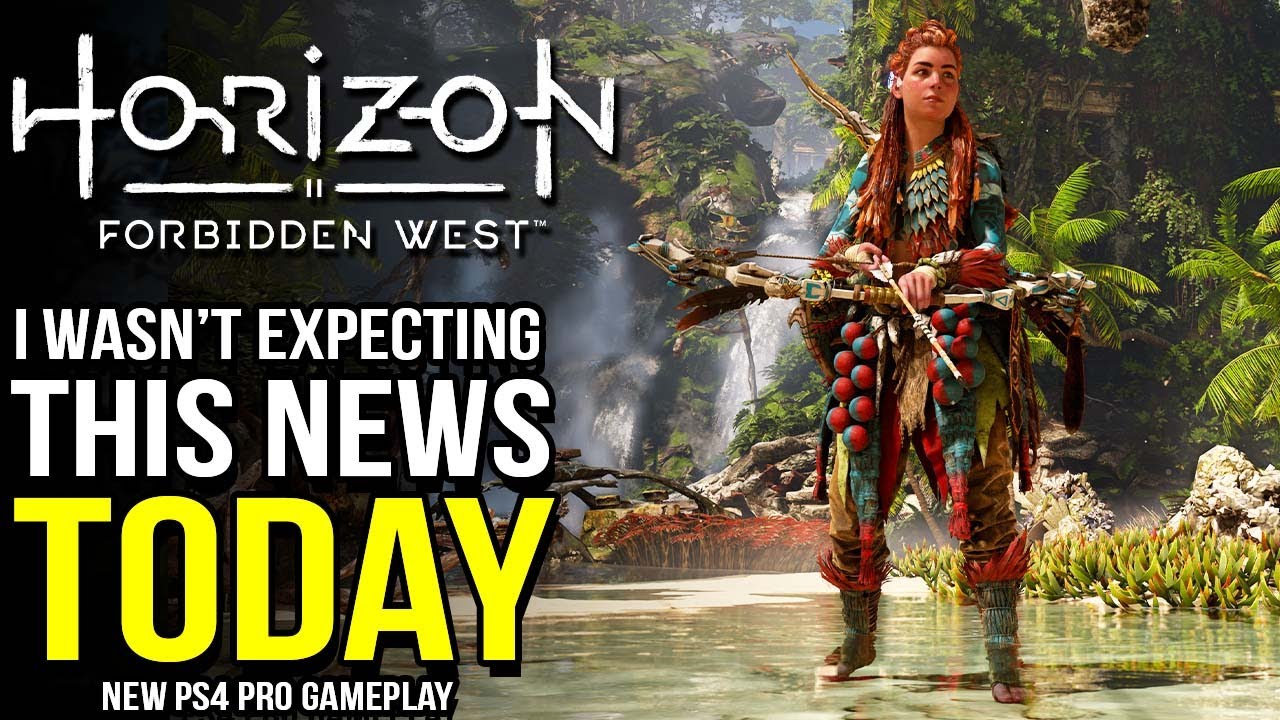 Horizon Forbidden West - PS4 Pro Gameplay First Look & Story Content Length