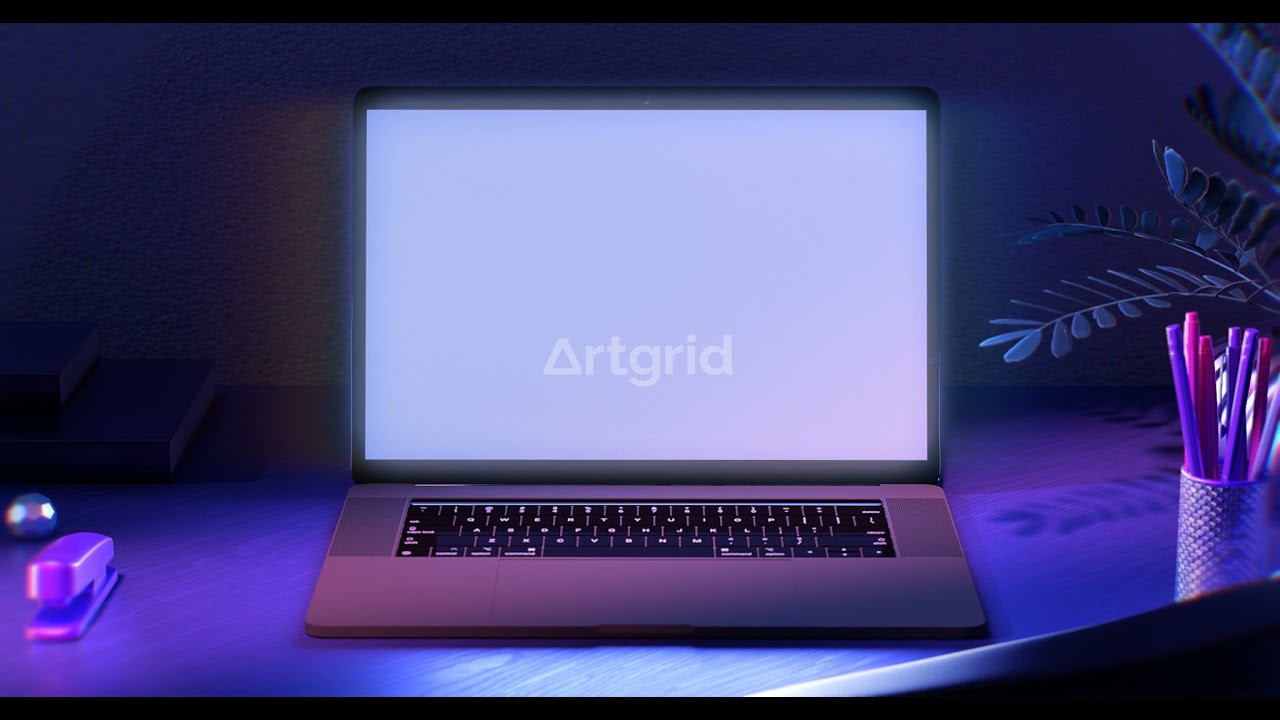 Hitech Animation Computer Screen by Omri Ohana Artgrid HD H264 HD