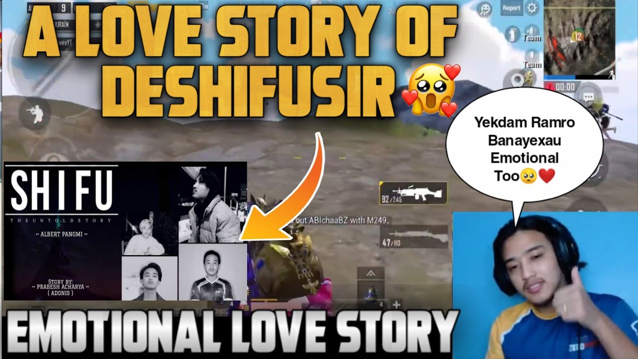 DEshifuSIR Reacts His Love Story Video Made By Adnois😍A Love Story Of Shifu