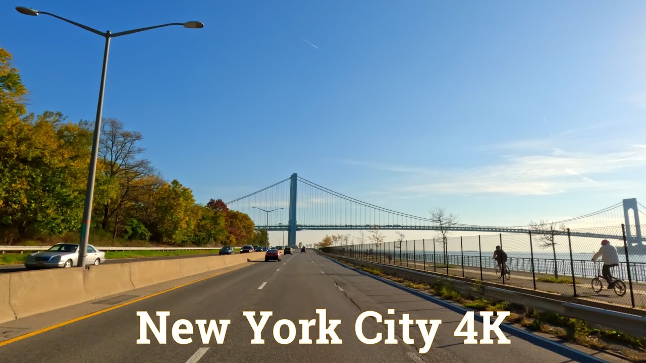 Brooklyn Bay Belt Parkway Drive | New York City 4K