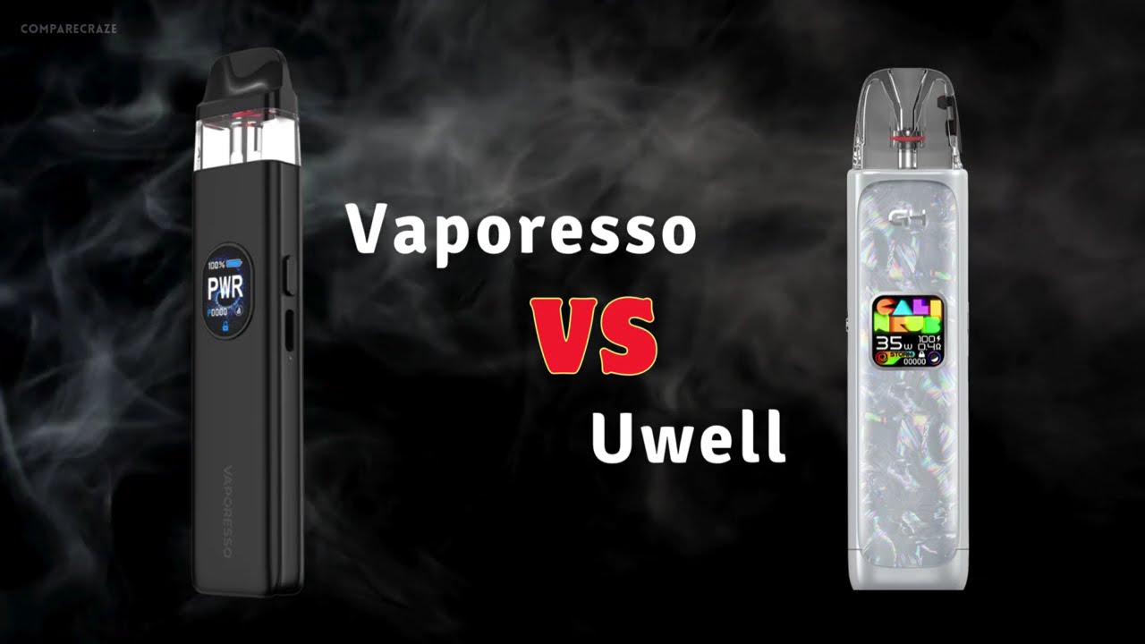 with out music Vaporesso XROS 5 VS Uwell Caliburn G4 comparison video