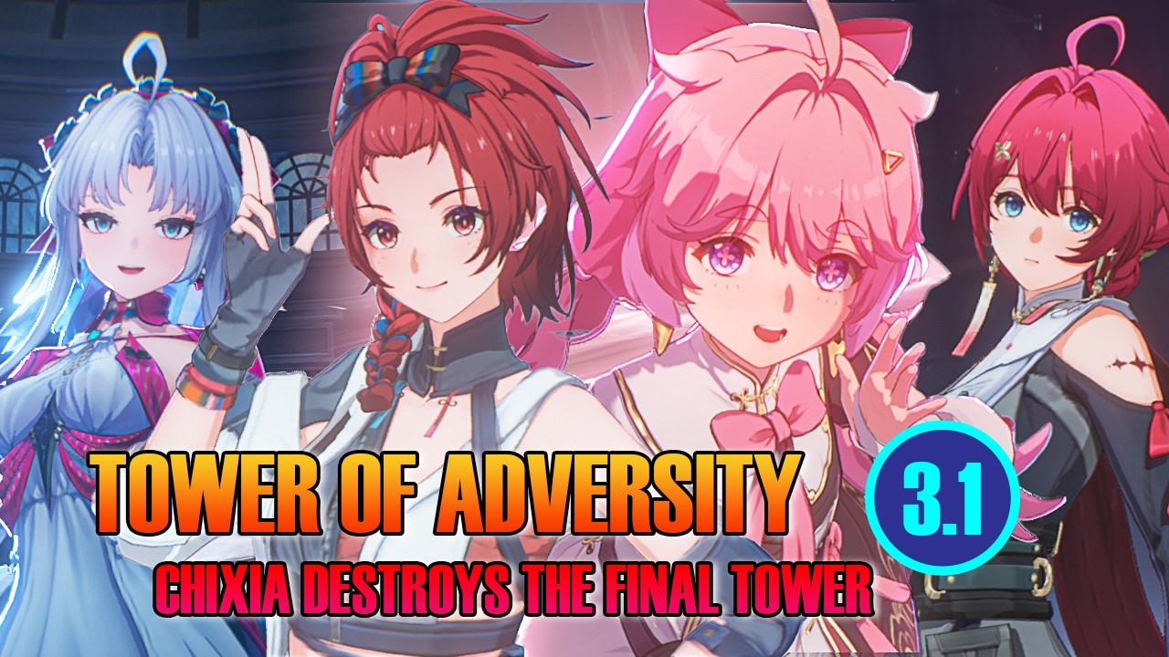 Tower of Adversity 3.1 | Carlotta - Danjin - Encore - Chixia | Hazard Zone [Wuthering Waves]