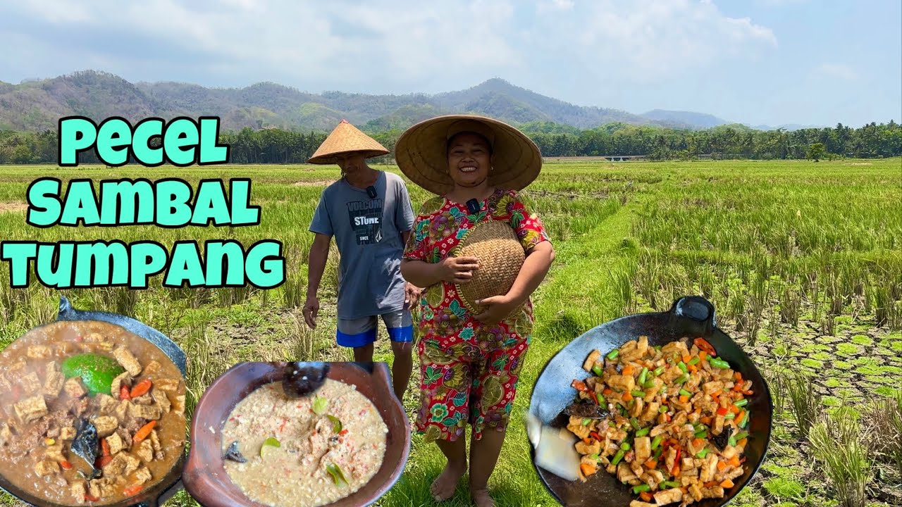 MASAK PECEL SAMBAL TUMPANG || BERBURU KANGKUNG KARO PAK B