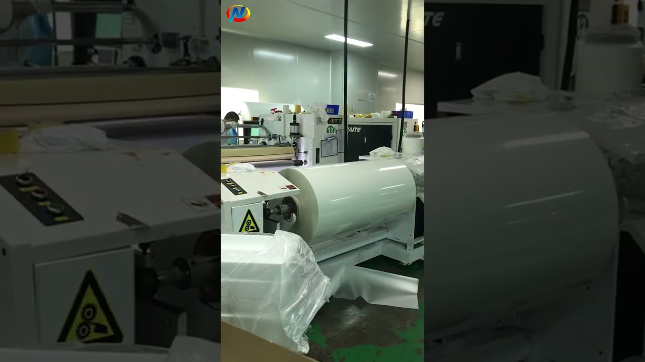 Norman DTF film factory Grade 10000 dust-free production line #factory #dtf #filmmaking