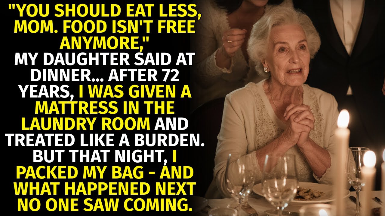 My Daughter Told Me To Eat Less And Treated Me Like a Maid — I Finally Walked Away
