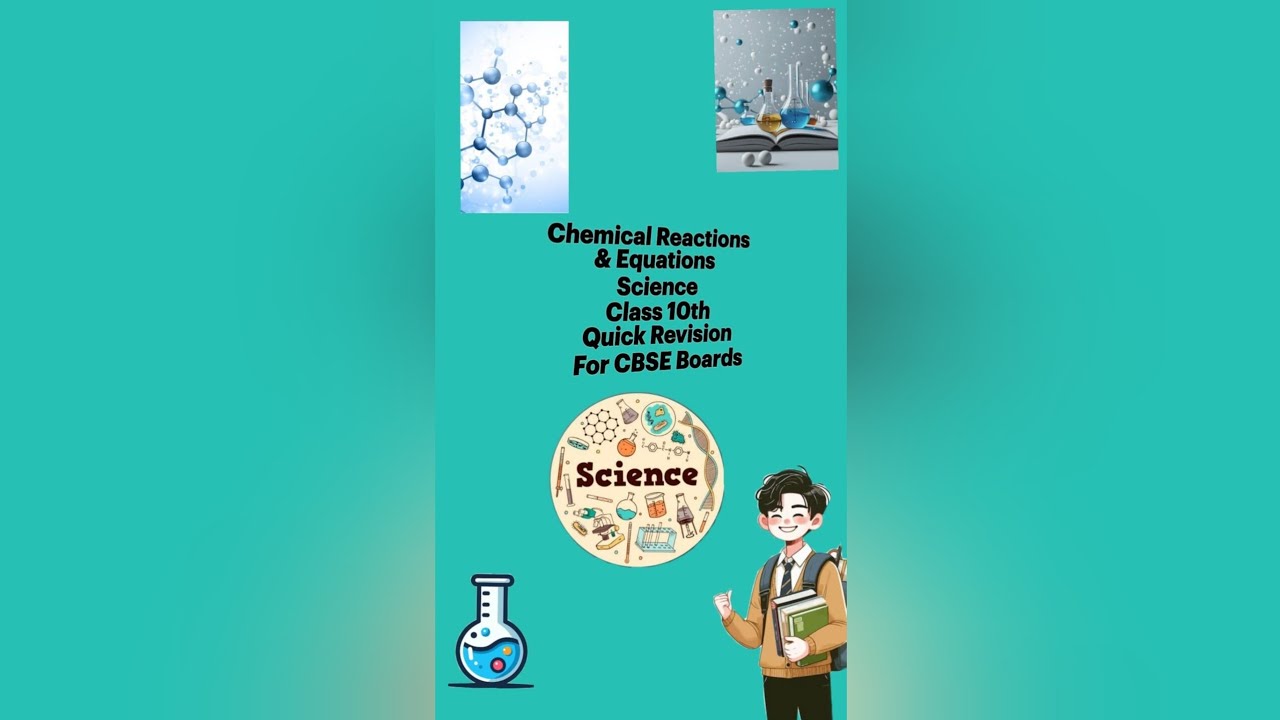 Chemical Reactions and Equations. Quick Revision. Class 10 for CBSE Boards . #cbse #chemistry 2026
