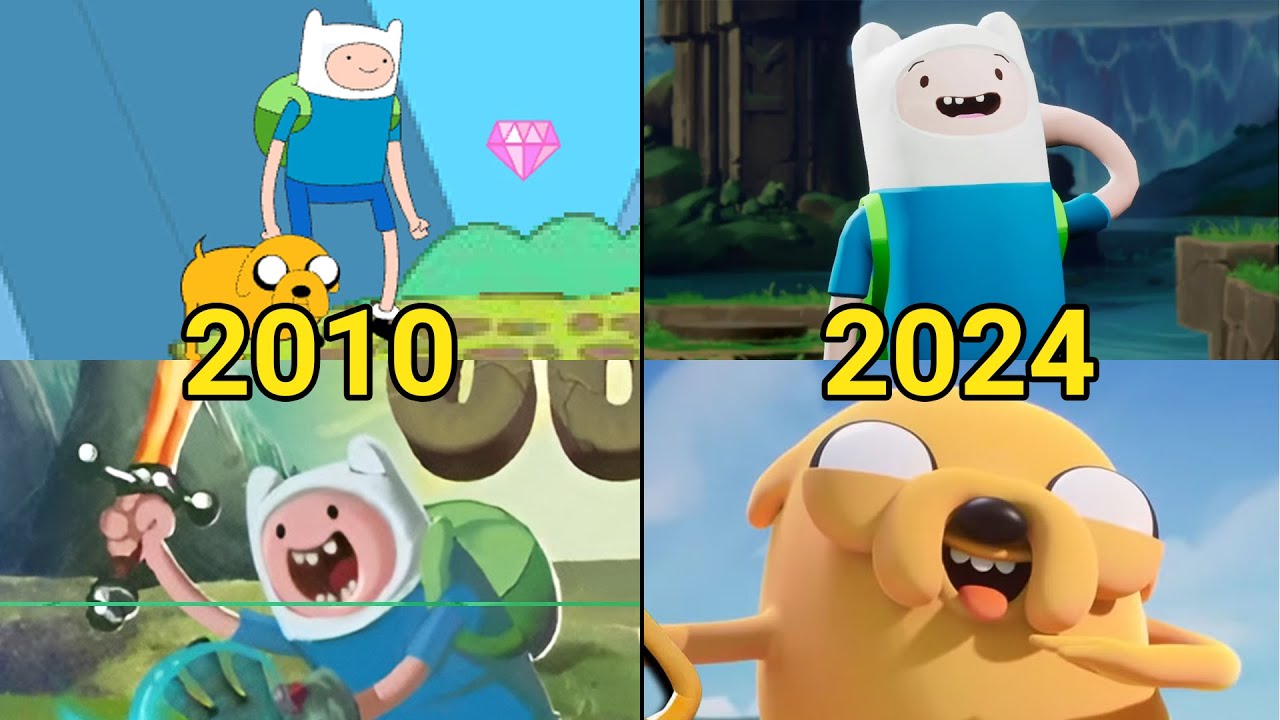 Эволюция игр Adventure Time (2010-2024)