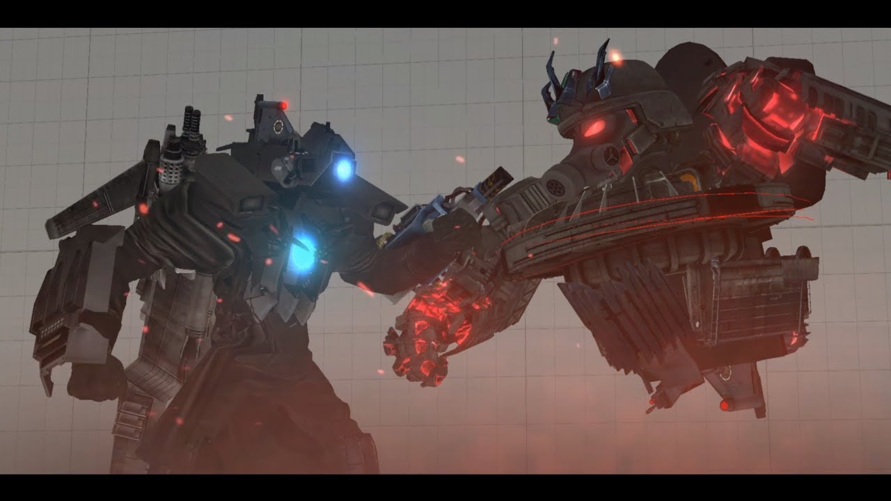 titan cameraman fights juggernaut (P3D)