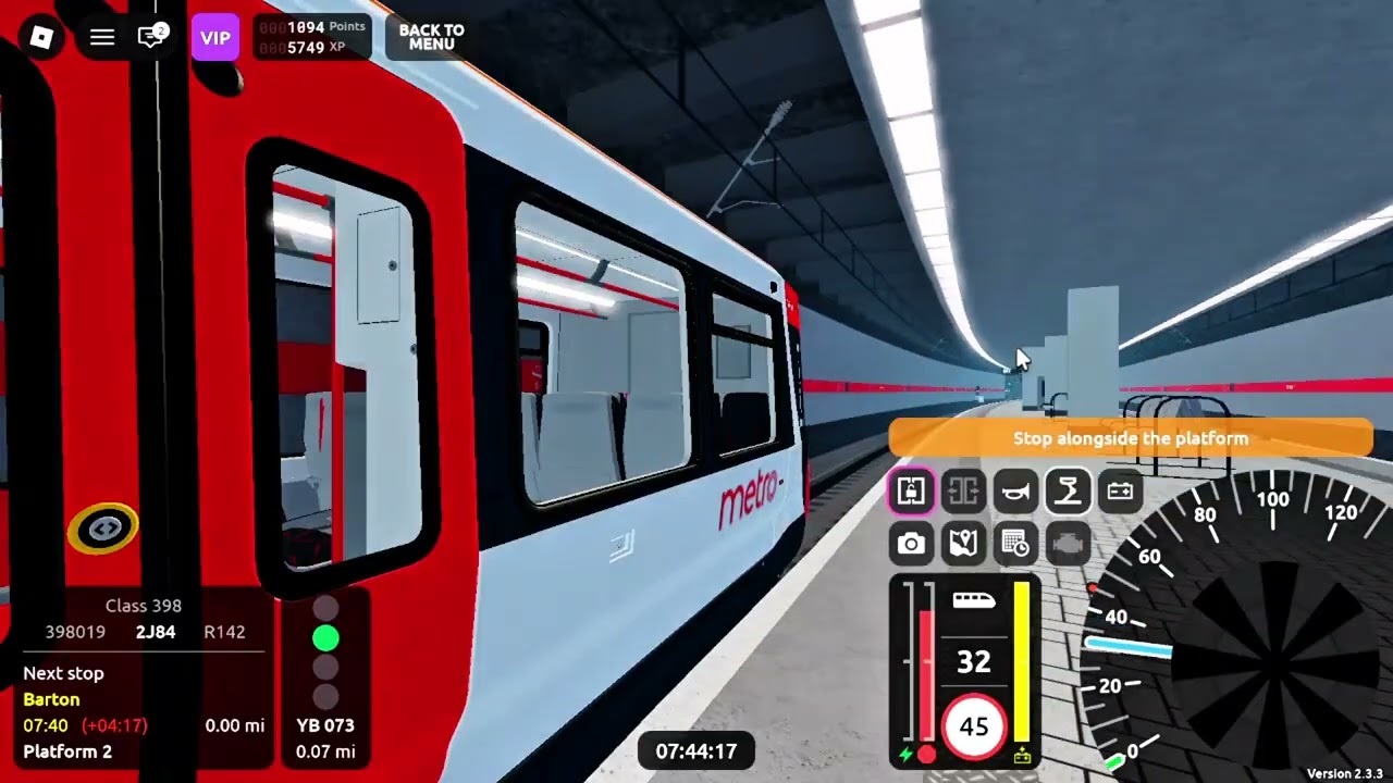 SCR - Driving a Class 398 from Stepford Bay to Whitney Green