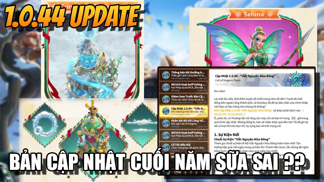 1.0.44 - BẢN CẬP NHẬT CUỐI NĂM CHỮA CHÁY CHO NHỮNG SAI LẦM TRONG NĂM 2025 ??