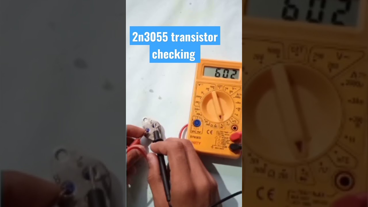 3055 transistor transistor check 