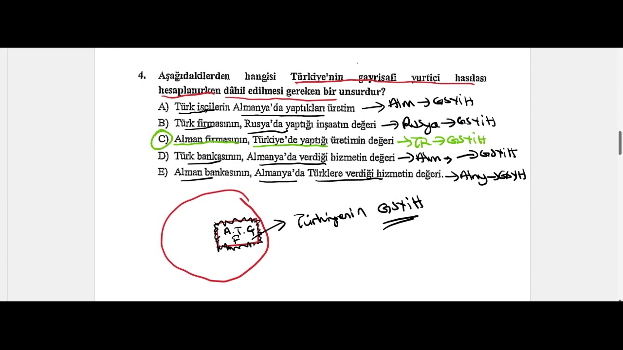 Makro İktisat Soru Çözümü Video-1 (KPSS A Grubu)