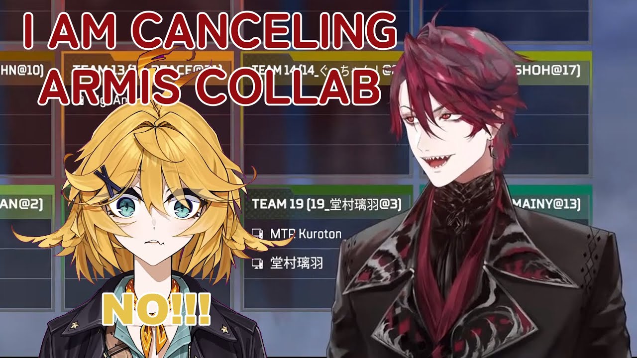 Jurard canceled ARMIS collab to play with Doki in tournament [EN/JP sub]