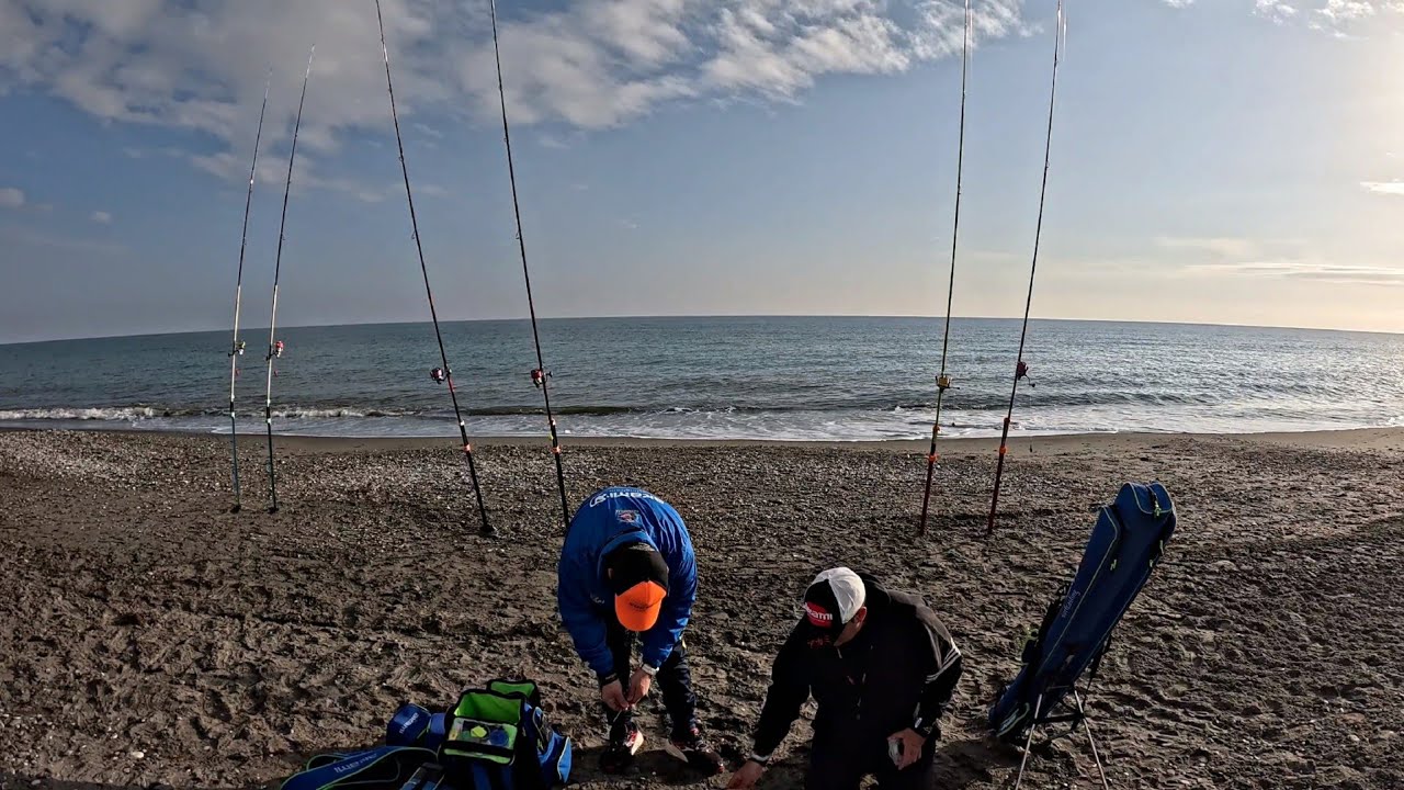 BUENA PESQUERA EN TORROX.. PESCA SURFCASTING GRANADA