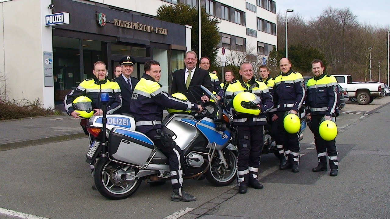 Hagener Polizei stellt Kradgruppe in neuer Schutzkleidung vor | Polizeidirektor Dr. Bernd Liedtke