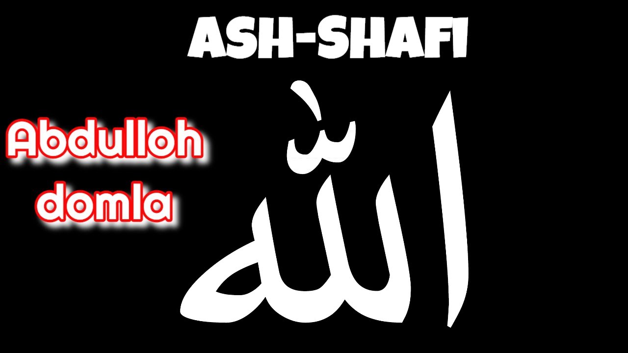 Abdulloh domla.     Ash-Shafi.   Animatsion usulda.