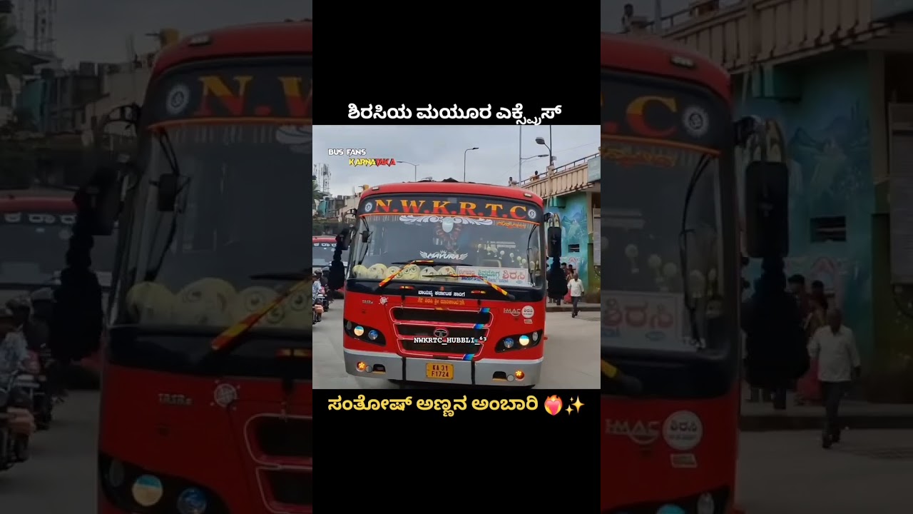 NWKRTC 💚 MAYURA EXPRESS 💛❤#karanatakaexpress #karanataka #nwkrtc #hubballi