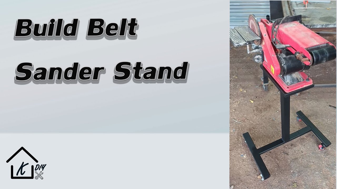 Belt sander stand diy