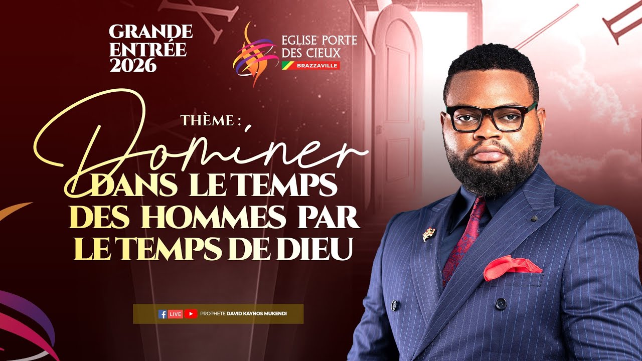 DOMINER DANS LE TEMPS DES HOMMES PAR LE TEMPS DE DIEU | Prophète David Kaynos Mukendi 