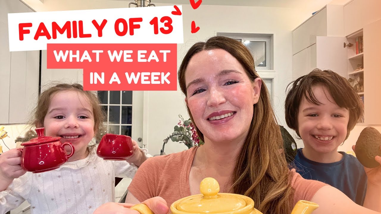 Family of 13 ❤️ What we eat in a week! Dinner Edition - Healthy Budget Friendly Meals