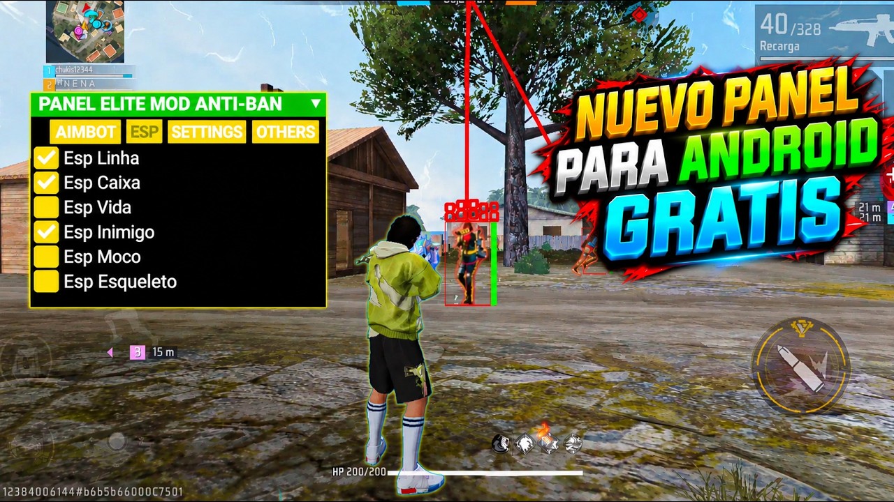 NUEVO H A C K VIP GRATIS PANEL PARA FREE FIRE HEADSHOT/AIMBOT/ANTENA SIN BANEO TODA LA REGIONES
