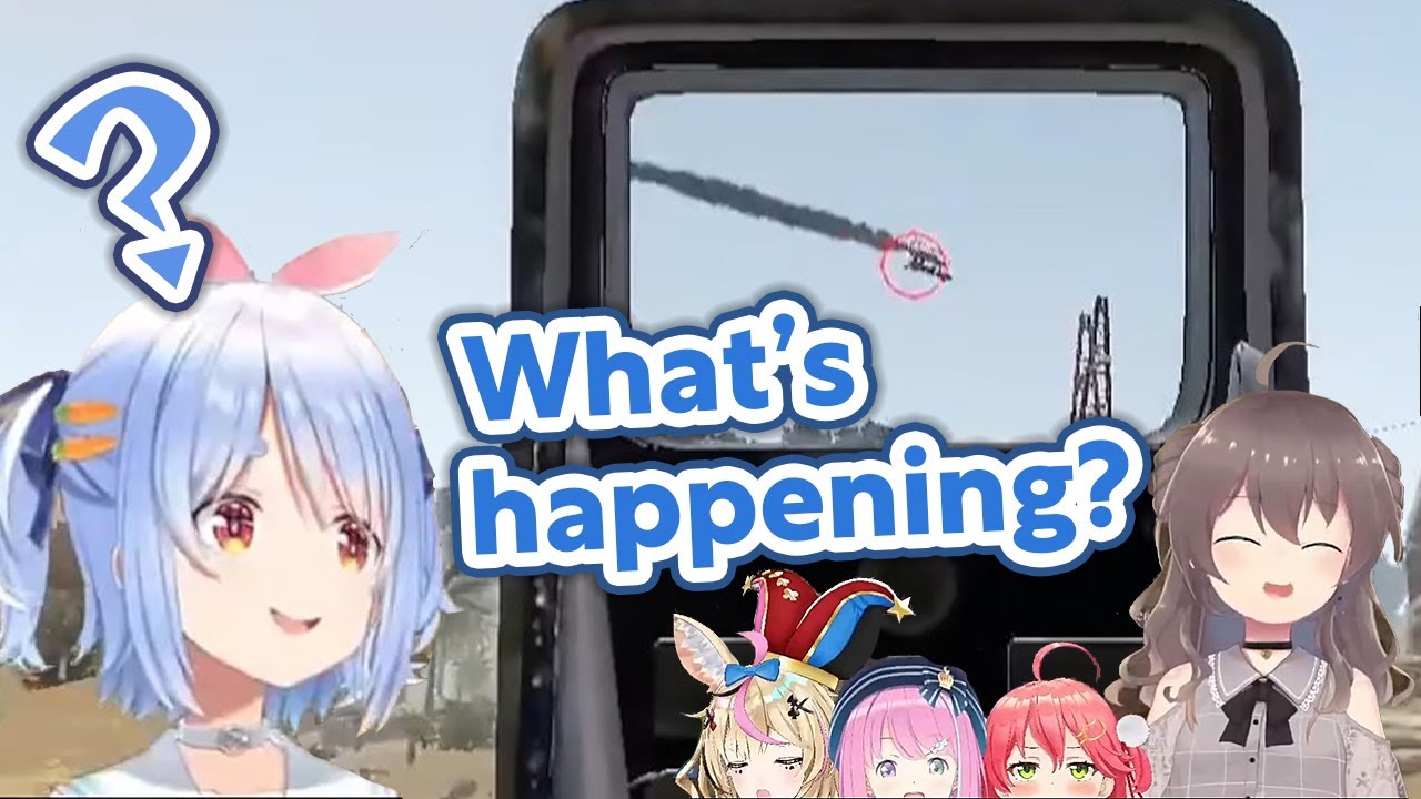 Pekora shows amazing sniper skill without understanding what's happening【RUST/Hololive Clip/EngSub】