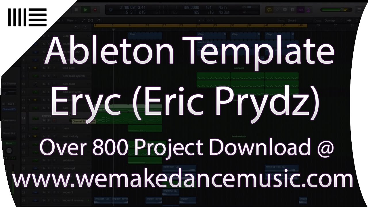 ERIC PRYDZ | ABLETON TEMPLATE | Pryda Style House Music
