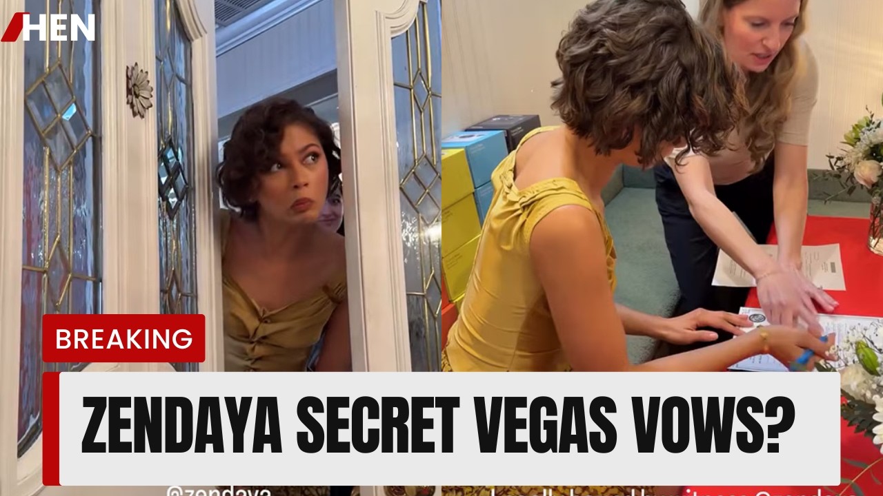 Zendaya Acts as Witness in Surprise Las Vegas Wedding Ceremony Appearance