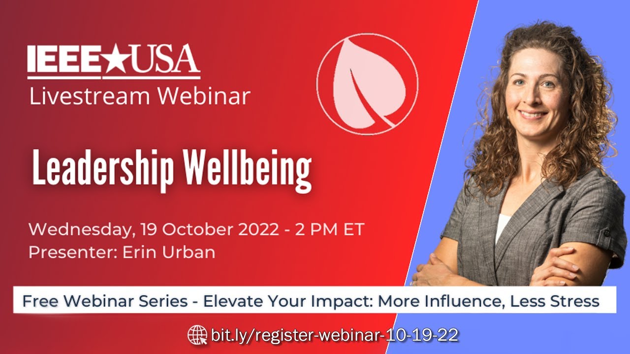 Livestream Webinar: Leadership Wellbeing