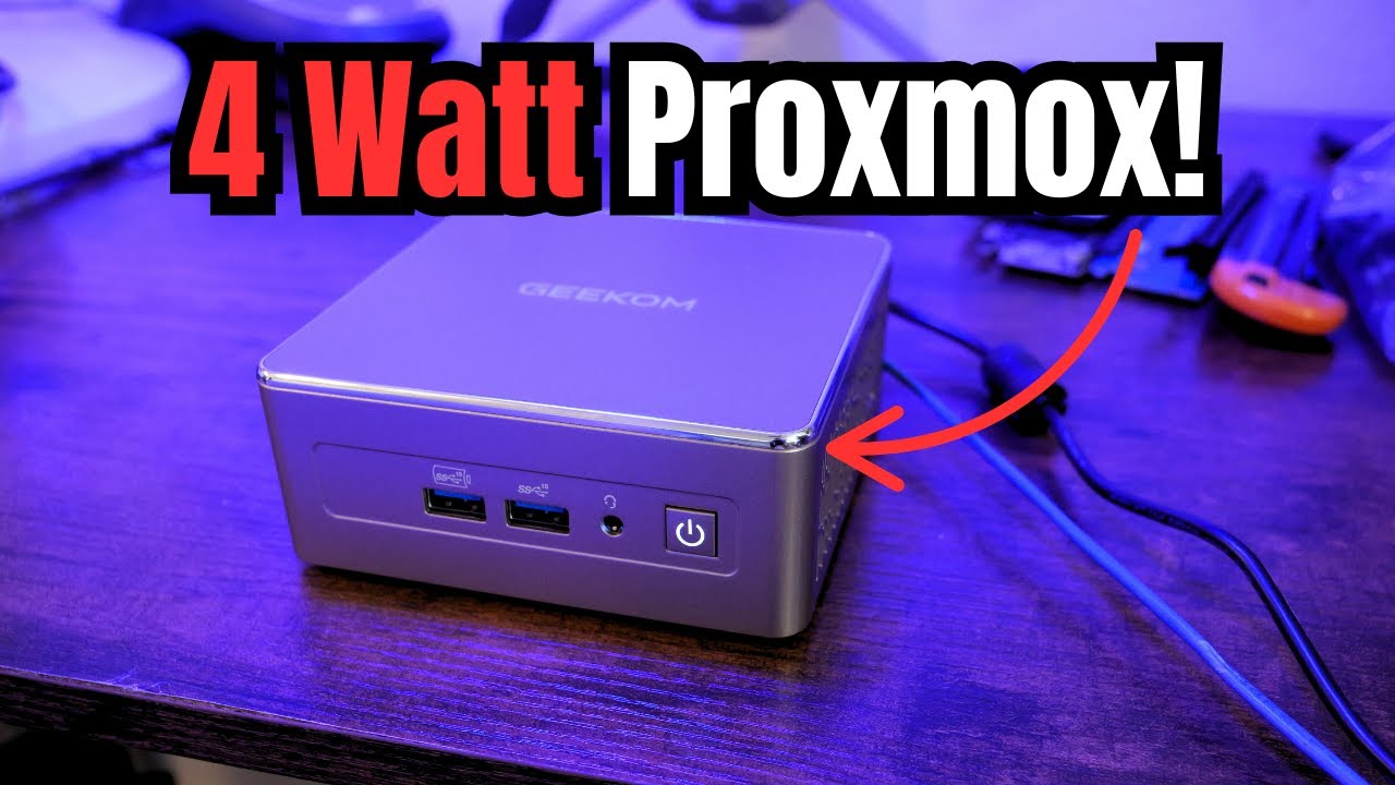 Домашний сервер Proxmox с низким энергопотреблением! Geekom A5 2025 Edition