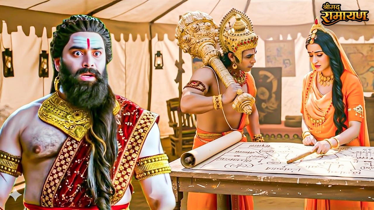 माता सीता ने बताई वीर हनुमान को रावण की सेना की कमजोरी सुन रावण के उड़े होश || Shrimad Ramayan