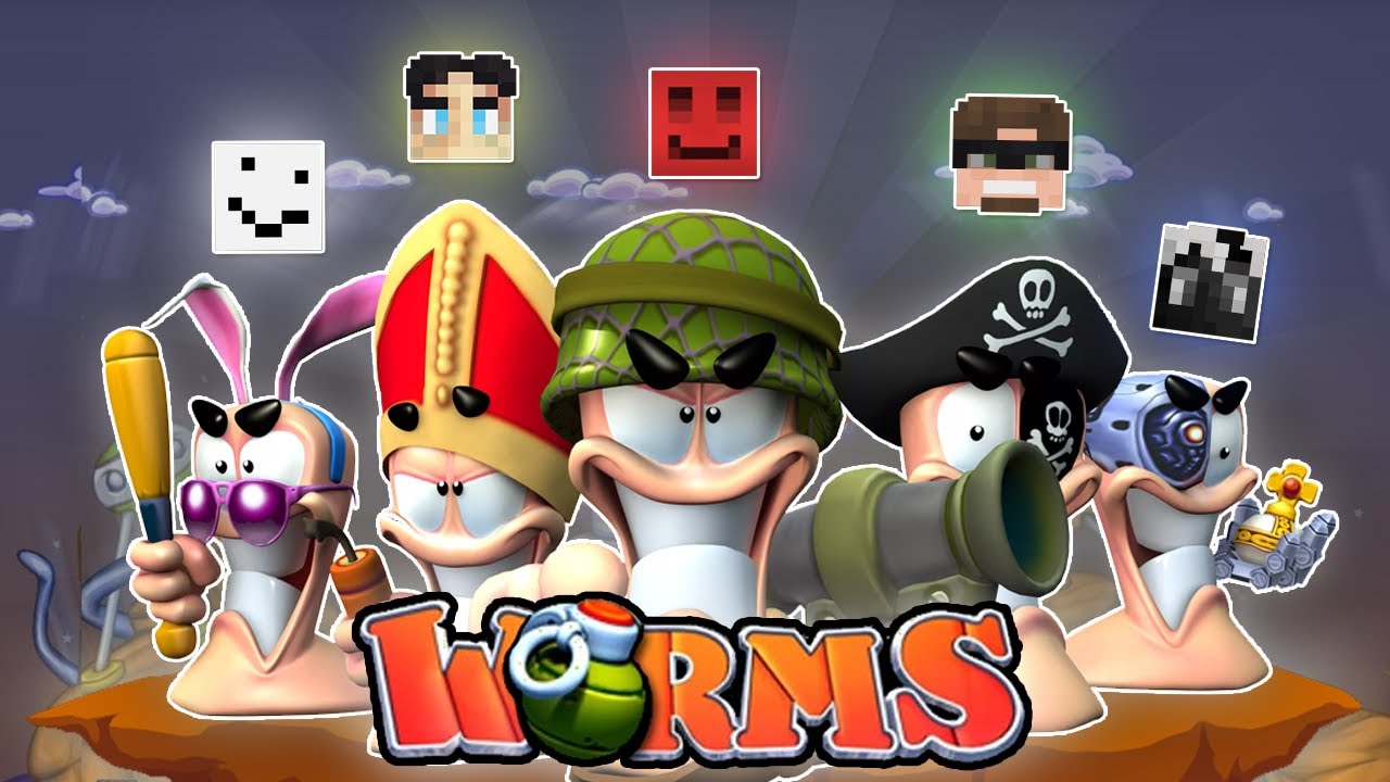 БЛС с МАЙНШИЛДОВЦАМИ ИГРАЮТ в WORMS | НОВЫЕ ИДЕИ НА ИРЛ СТРИМЫ