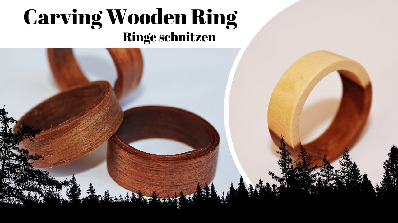 Veneer Wood Ring (Holzringe aus Furnier)