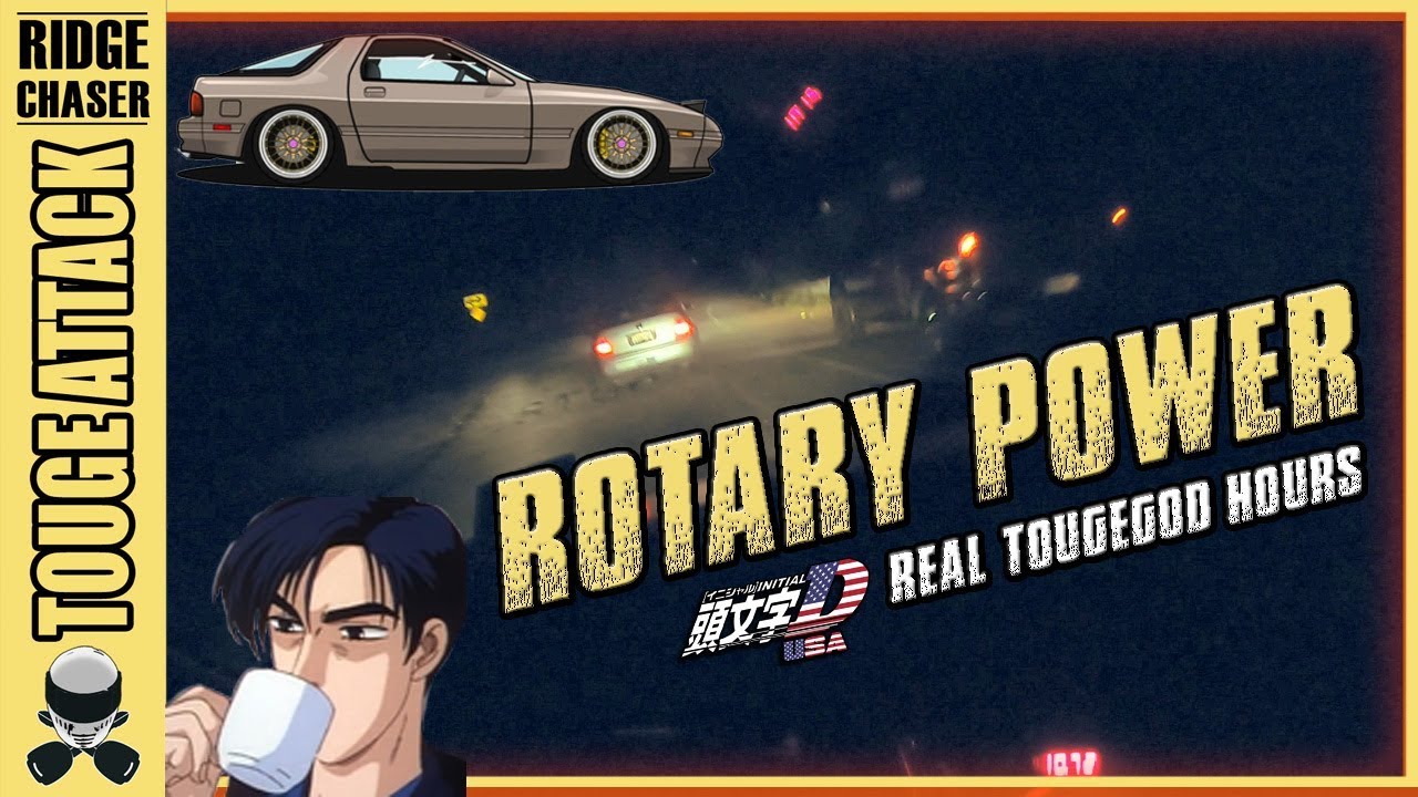 RX-7 FC 峠 Real Life Initial D, rotary powered Touge Run