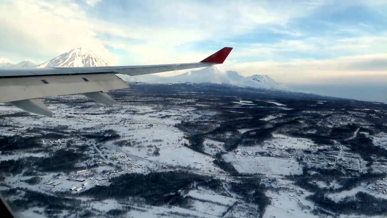 A330 Аэрофлот - Посадка в Петропавловске-Камчатском (UHPP)
