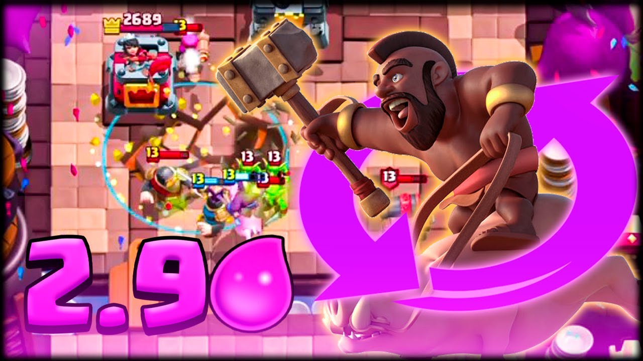 EL NUEVO MAZO DE CICLO DE MONTA en Clash Royale