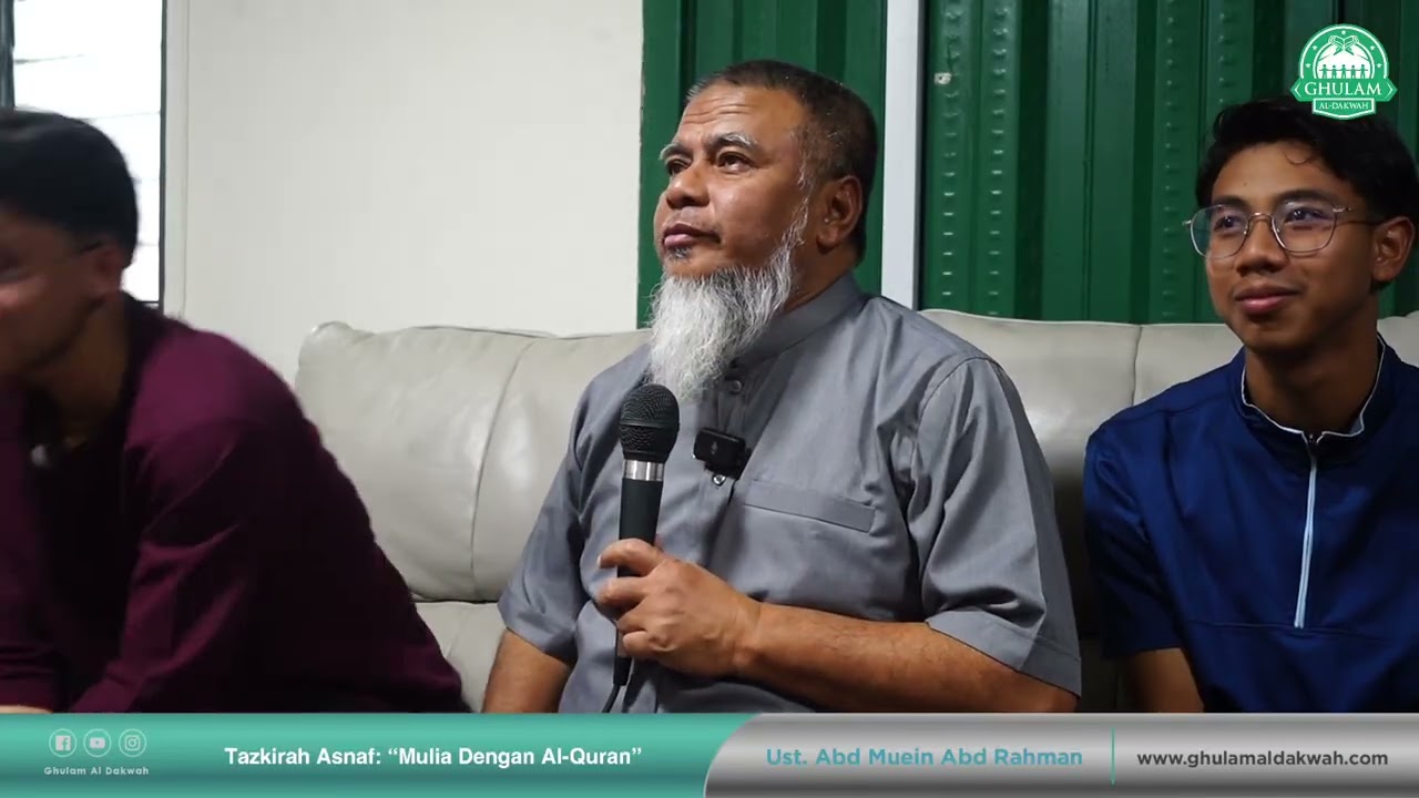 [REC] Tazkirah Asnaf Perempuan: “Mulia Dengan Al-Quran” - 26/10/2025 🚨🔊‼️