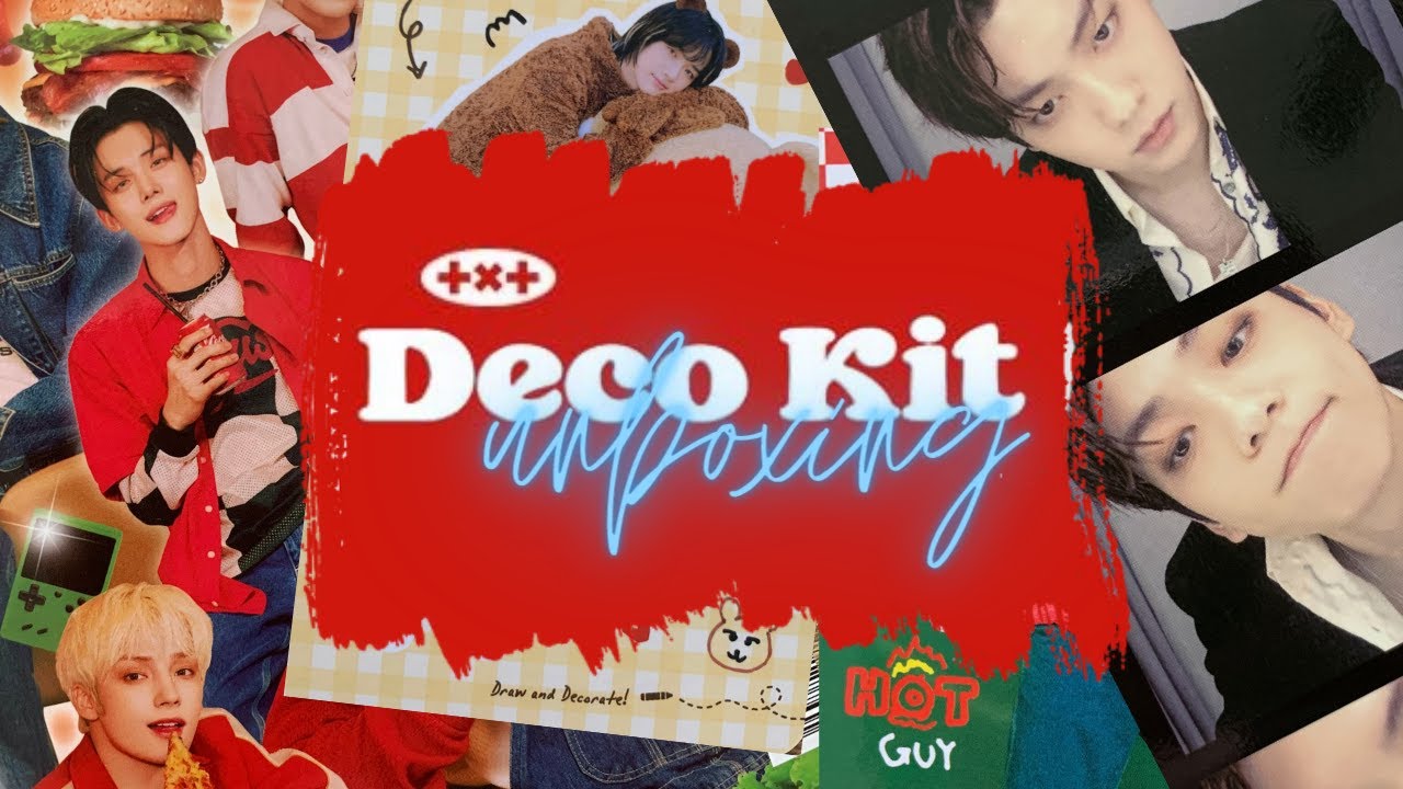 TXT Deco Kit ♡ Unboxing
