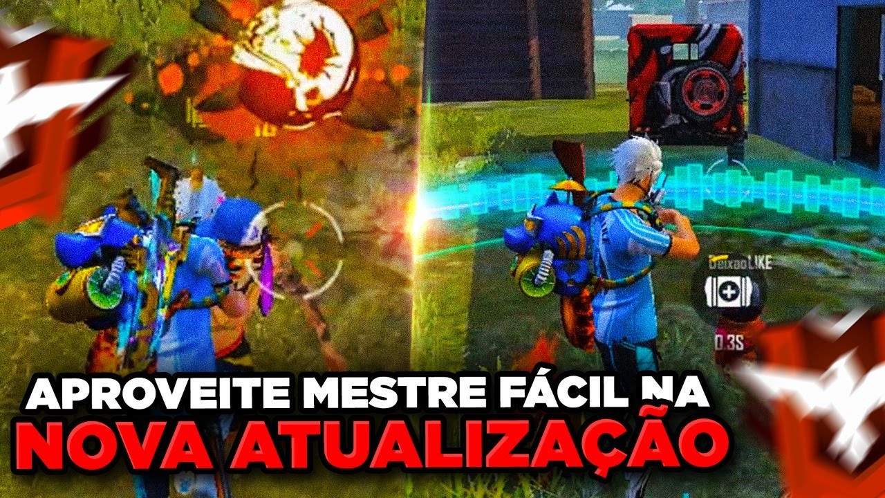 COMO PEGAR MESTRE FACILMENTE NA NOVA ATUALIZAÇÃO #1  - FREE FIRE - MAX GAMES
