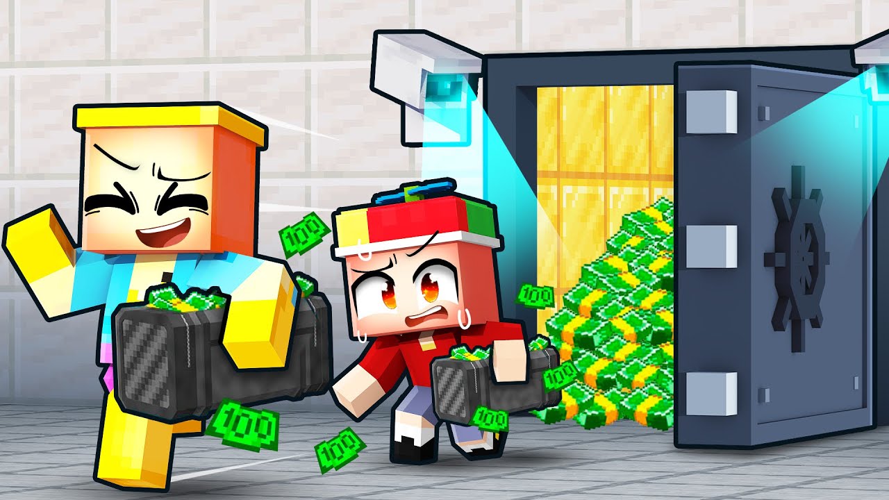Je BRAQUE cette Banque avec ce KIKOO sur Minecraft !