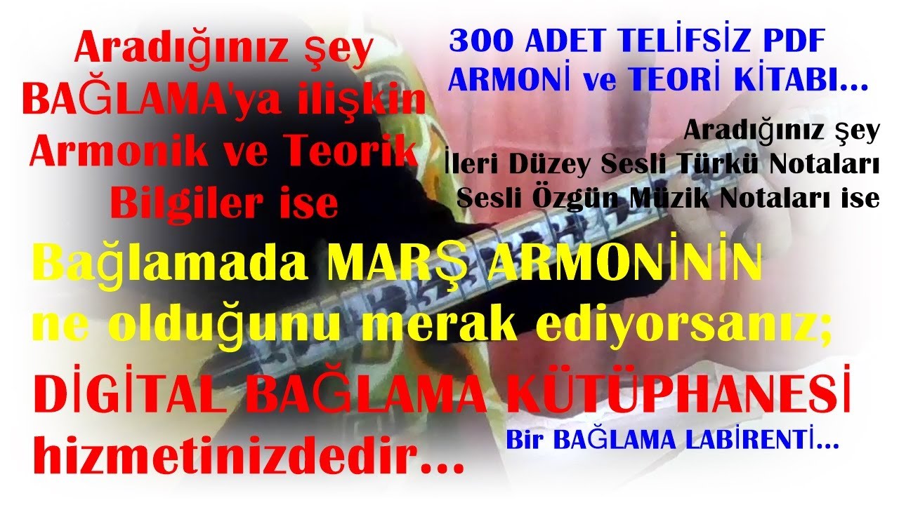 DERDİME DERMANSIN DAĞLAR (Türkü Notaları)
