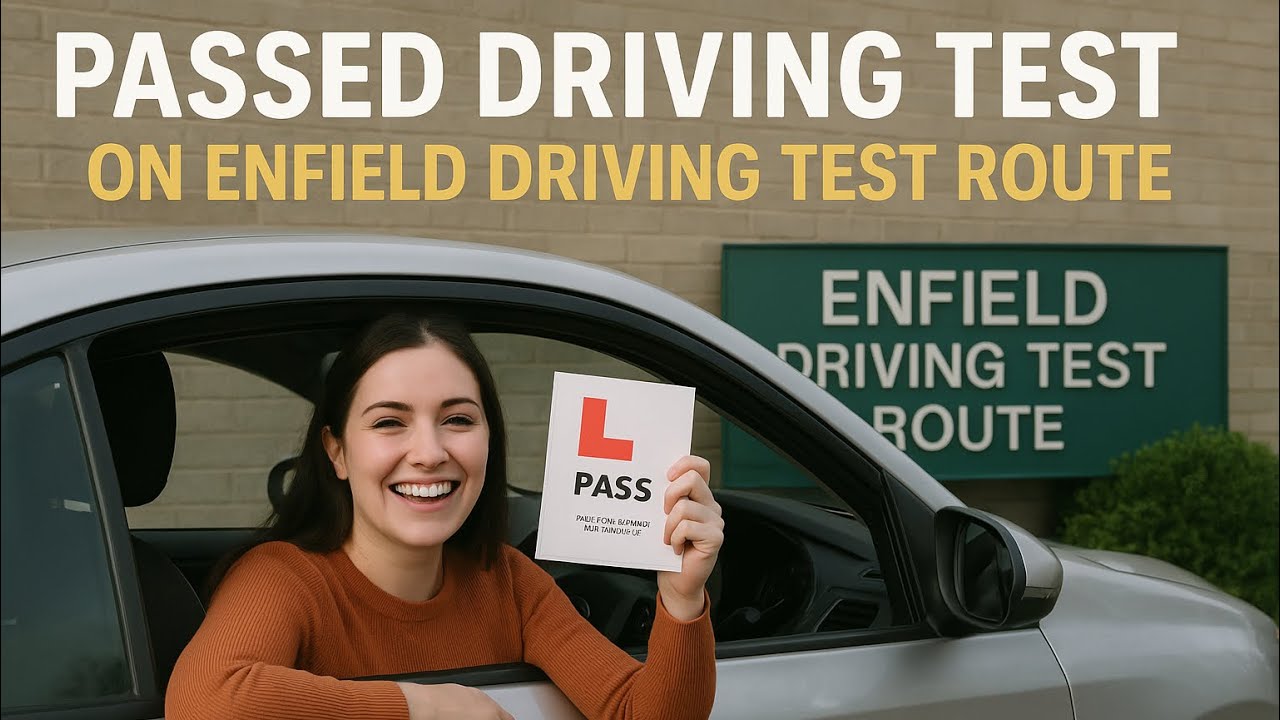 Enfield Driving Test Route, Driving Test Passed 19/03/2025