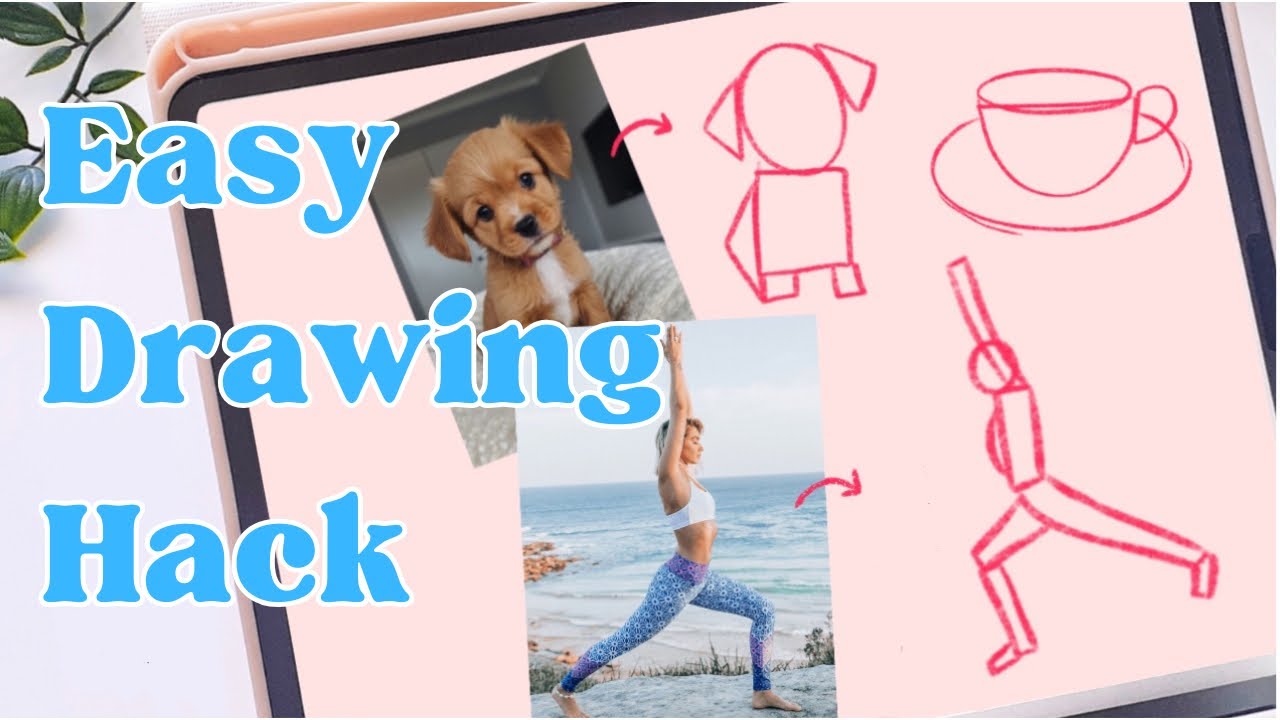 How to draw ANYTHING using simple shapes!