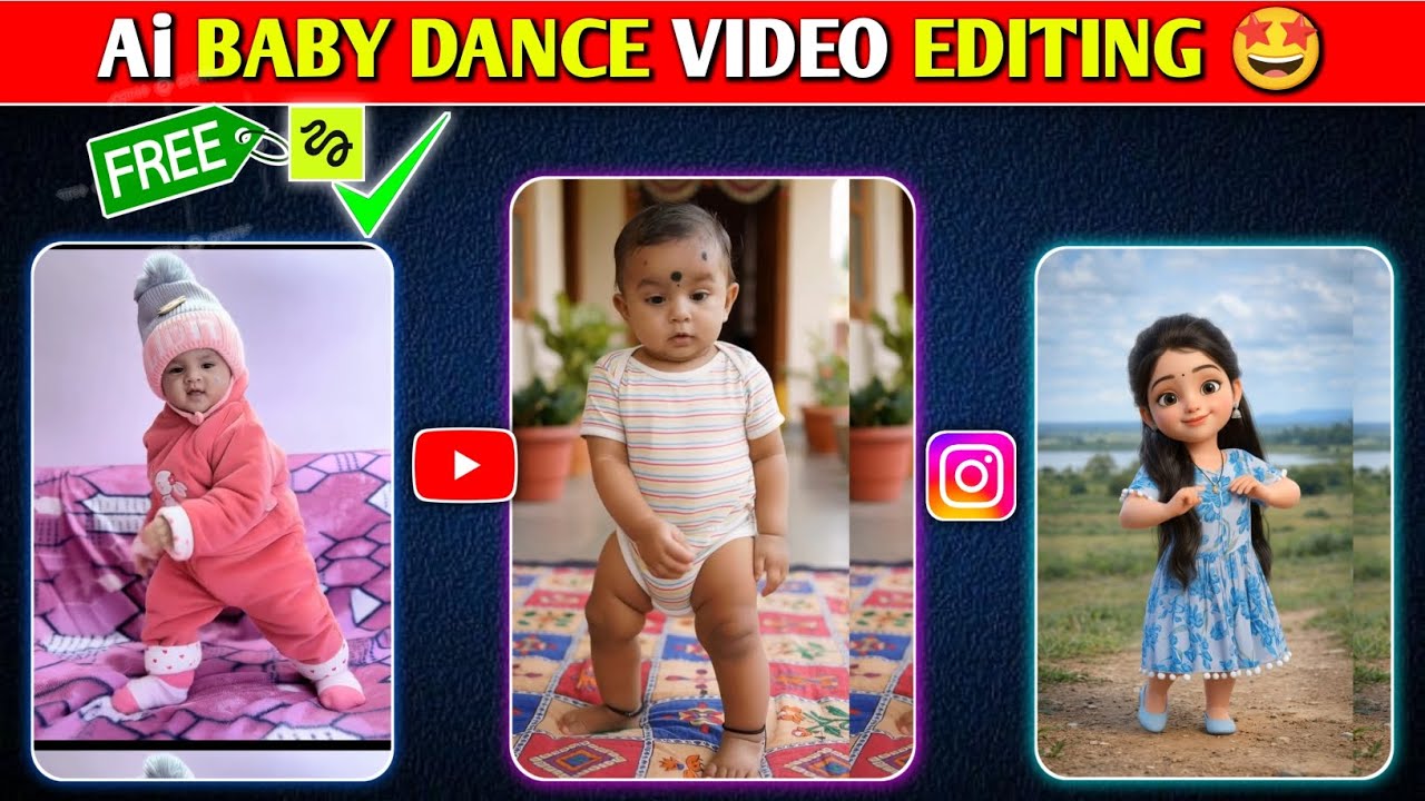Viral AI Baby Dance Video Editing | Free AI Baby Dance Video Kaise Banaye | Mobile Se